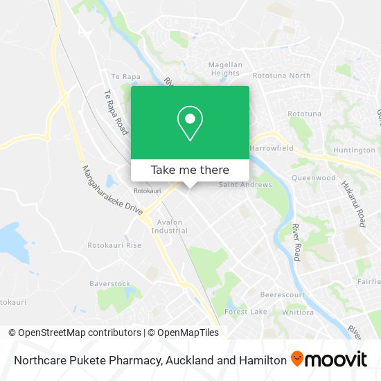 Northcare Pukete Pharmacy地图