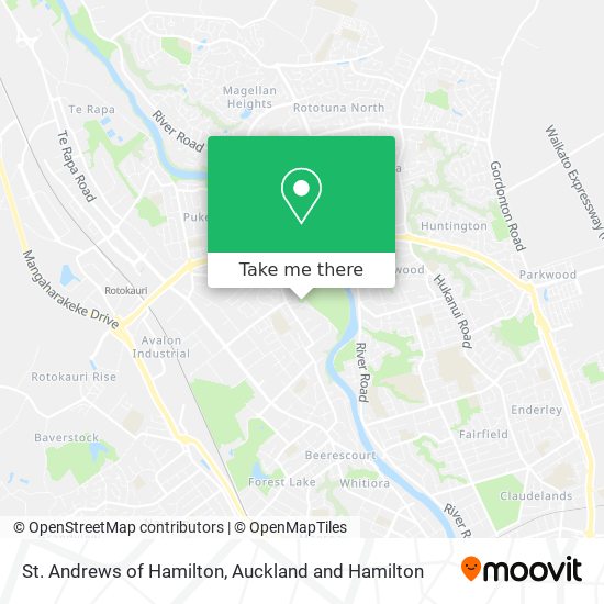 St. Andrews of Hamilton地图