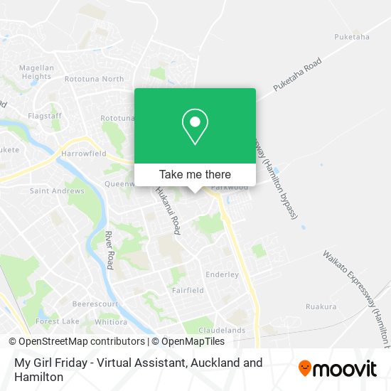 My Girl Friday - Virtual Assistant map