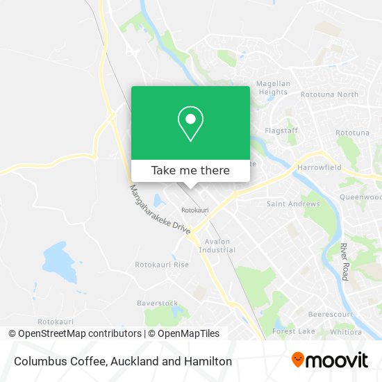 Columbus Coffee map