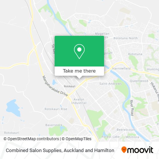 Combined Salon Supplies map