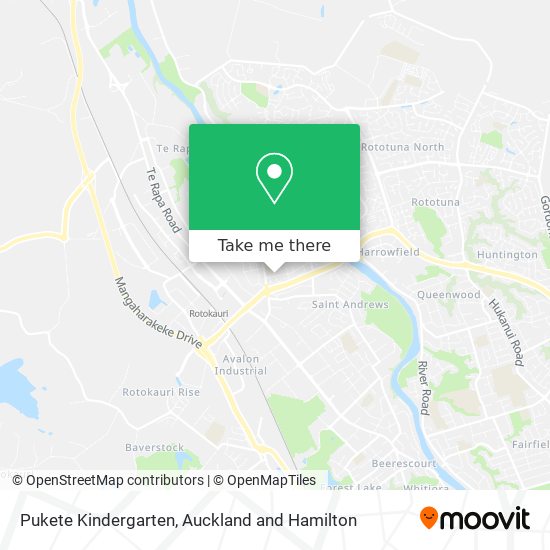 Pukete Kindergarten map