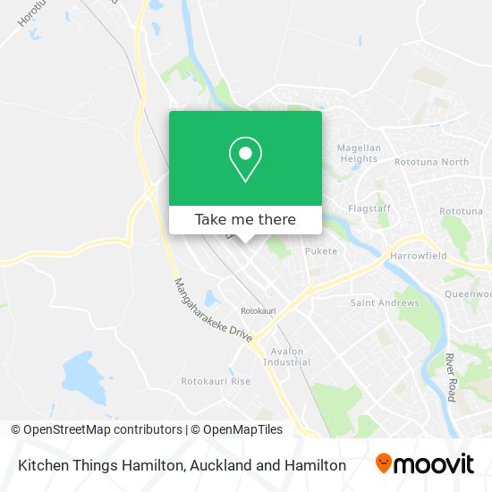 Kitchen Things Hamilton map