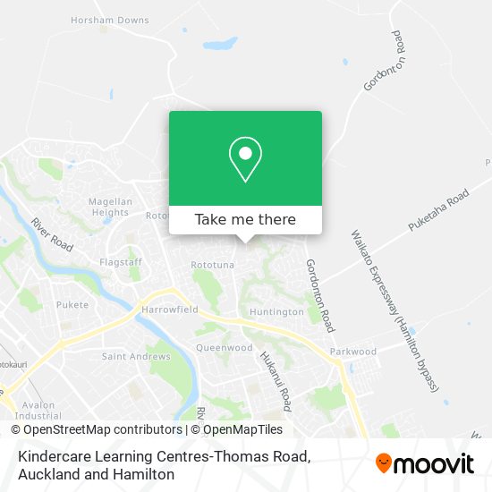 Kindercare Learning Centres-Thomas Road map