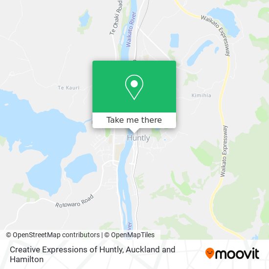 Creative Expressions of Huntly map