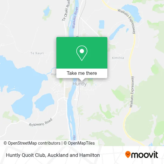 Huntly Quoit Club map