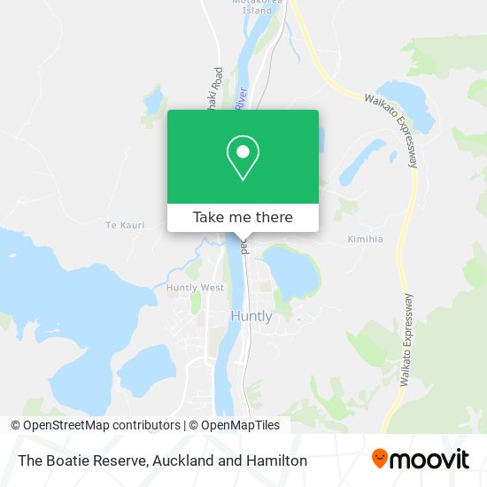 The Boatie Reserve map