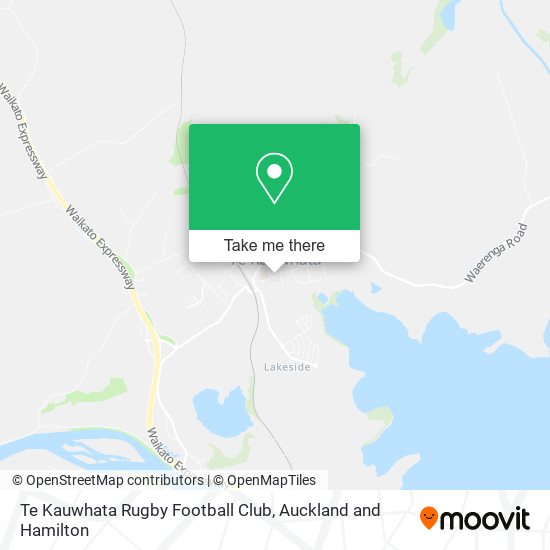 Te Kauwhata Rugby Football Club map