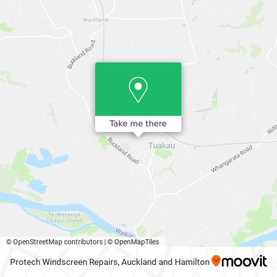 Protech Windscreen Repairs map