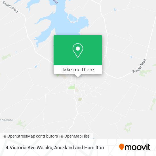 4 Victoria Ave Waiuku map