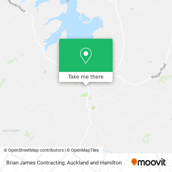 Brian James Contracting map