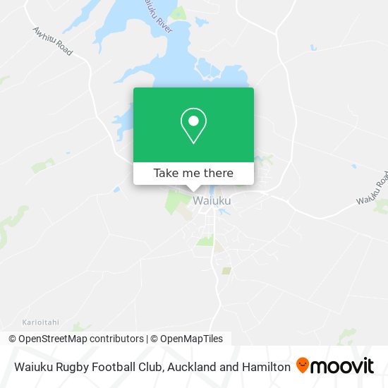 Waiuku Rugby Football Club map