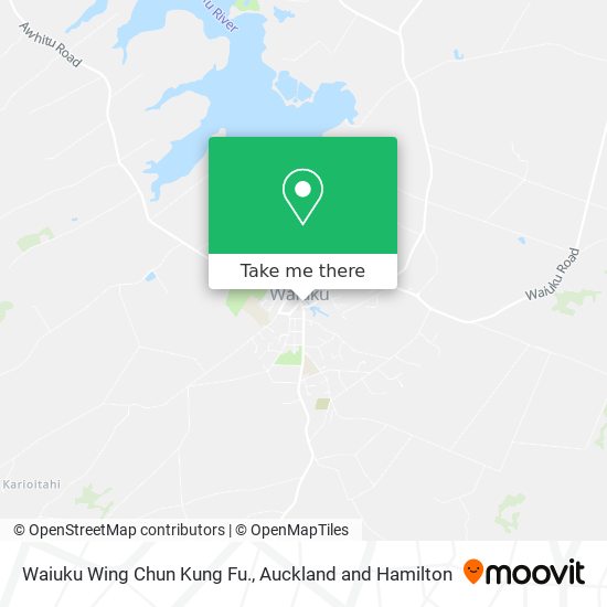 Waiuku Wing Chun Kung Fu. map