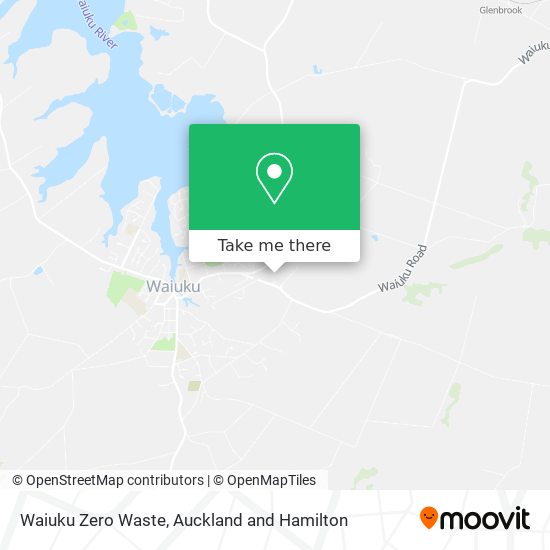 Waiuku Zero Waste map