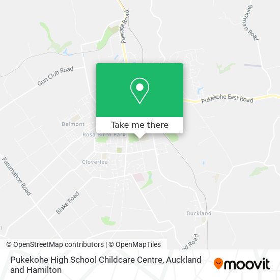 Pukekohe High School Childcare Centre map