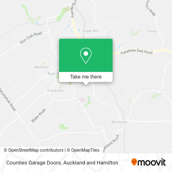 Counties Garage Doors map
