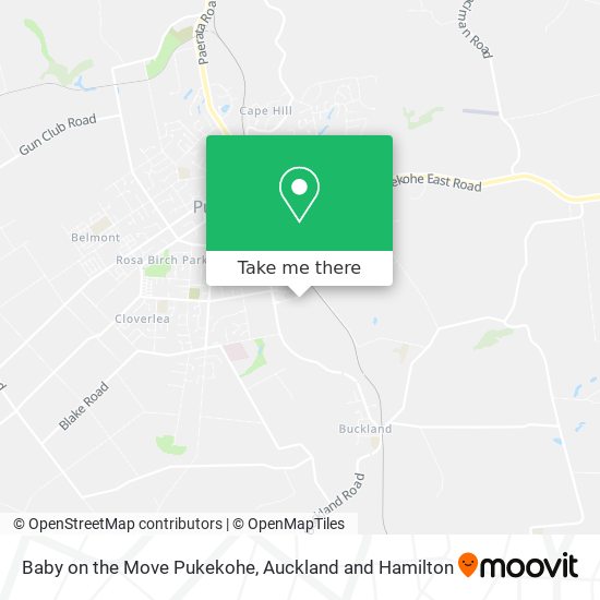 Baby on the Move Pukekohe地图