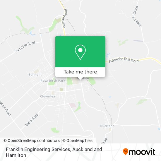 Franklin Engineering Services map