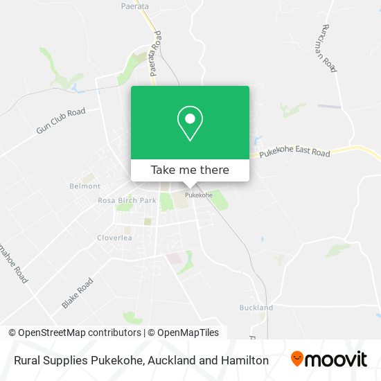 Rural Supplies Pukekohe map