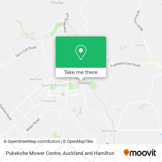 Pukekohe Mower Centre map