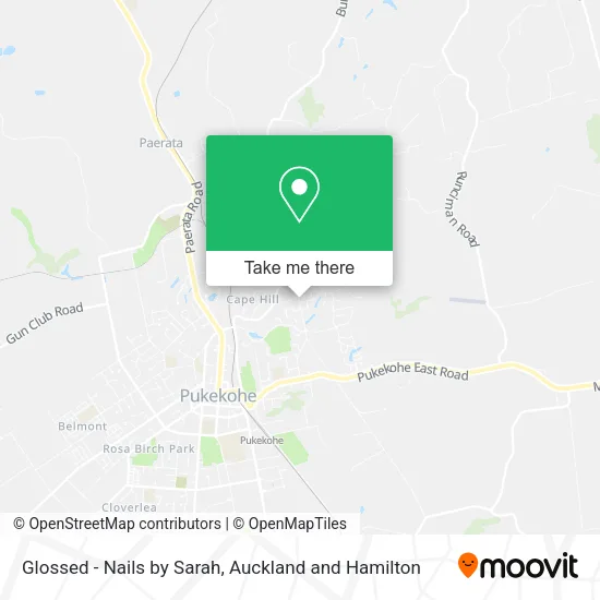 Glossed - Nails by Sarah map