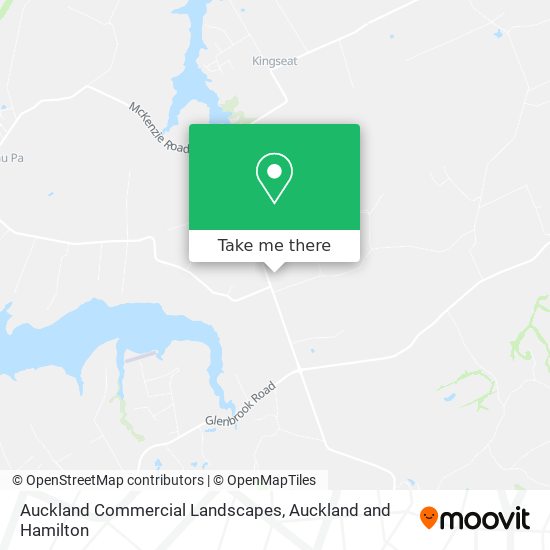 Auckland Commercial Landscapes map