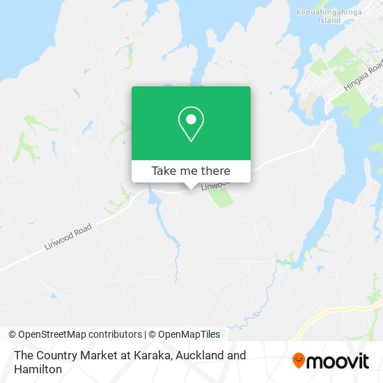 The Country Market at Karaka map