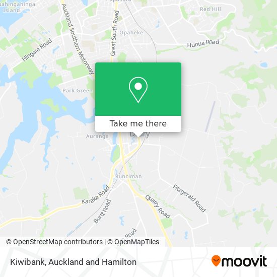 Kiwibank map