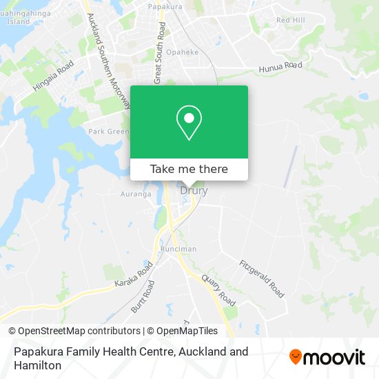 Papakura Family Health Centre map