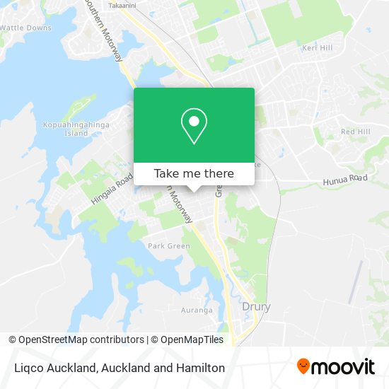 Liqco Auckland map
