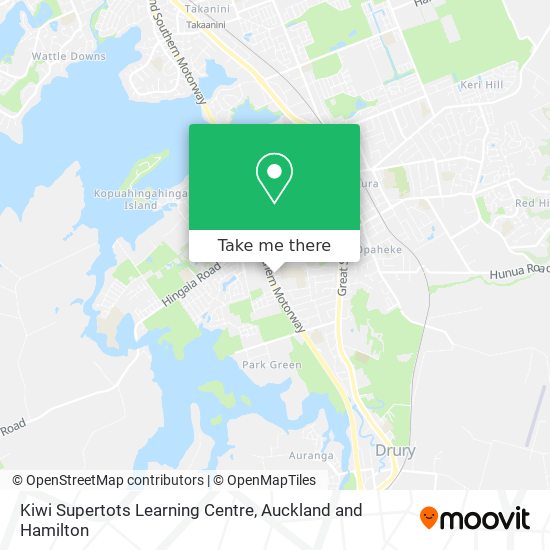 Kiwi Supertots Learning Centre map