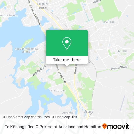 Te Kōhanga Reo O Pukeroihi map