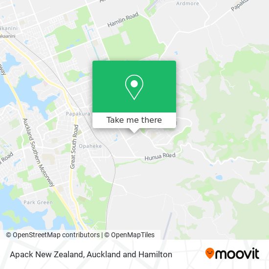 Apack New Zealand map