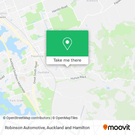 Robinson Automotive map