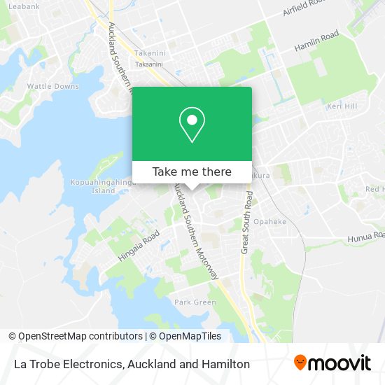 La Trobe Electronics map