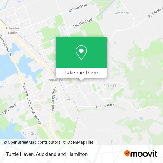Turtle Haven map
