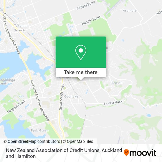 New Zealand Association of Credit Unions地图