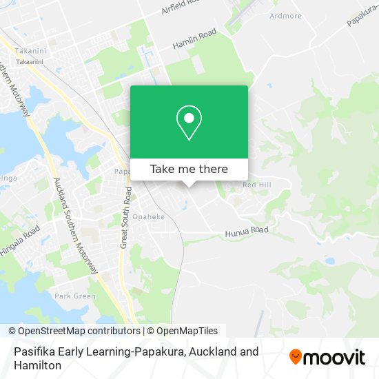 Pasifika Early Learning-Papakura map