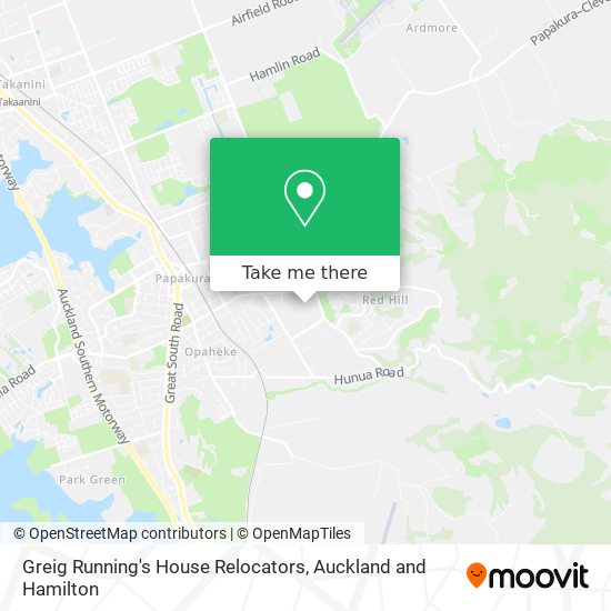 Greig Running's House Relocators map