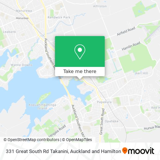 331 Great South Rd Takanini地图