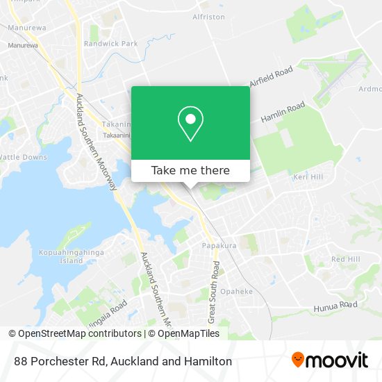 88 Porchester Rd map