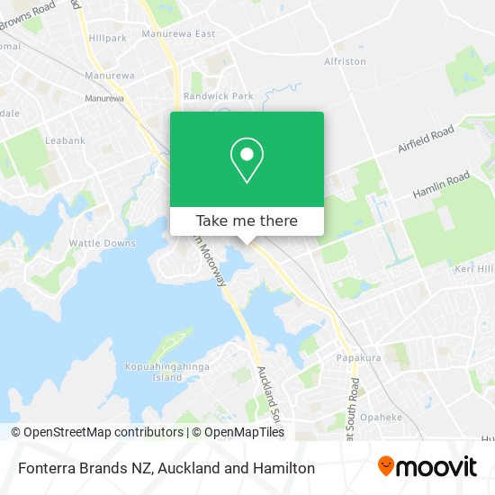 Fonterra Brands NZ地图