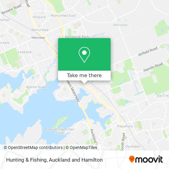 Hunting & Fishing map