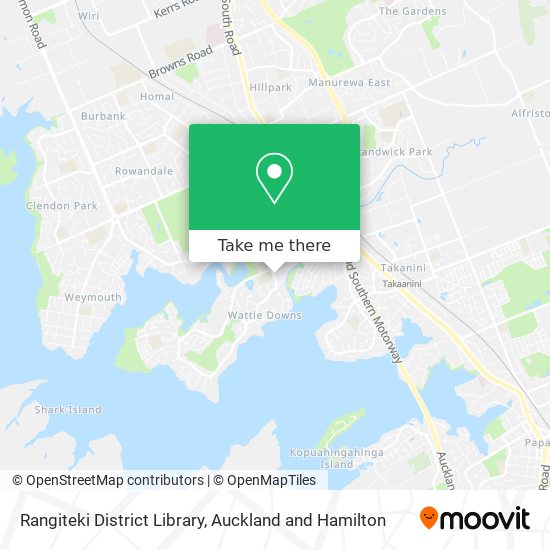 Rangiteki District Library map