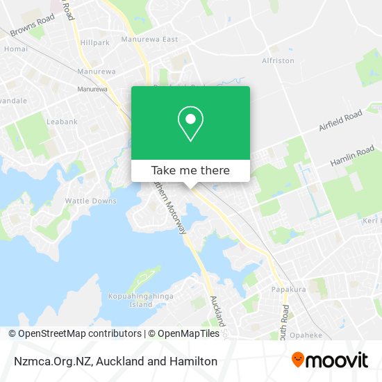 Nzmca.Org.NZ map