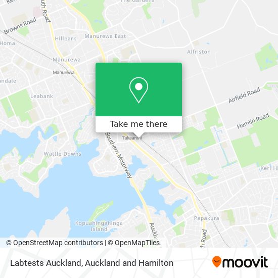 Labtests Auckland地图