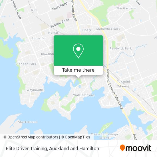 Elite Driver Training map