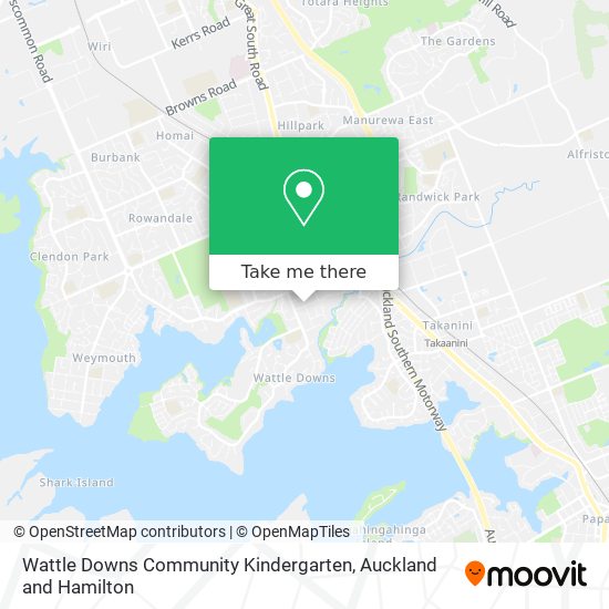 Wattle Downs Community Kindergarten map