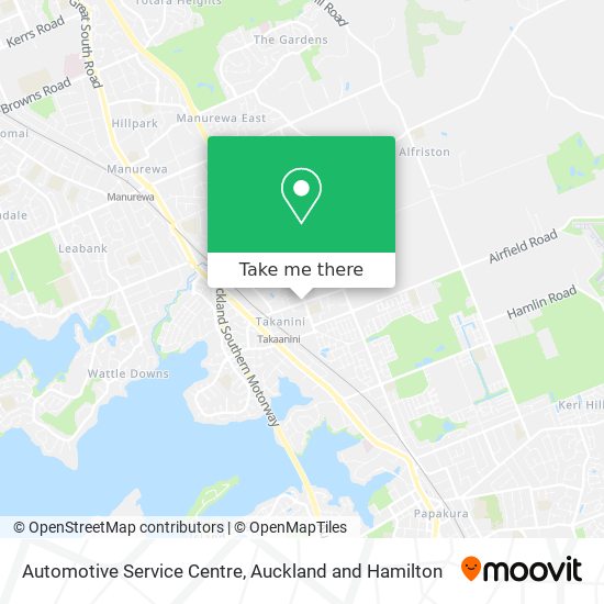 Automotive Service Centre map