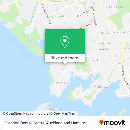 Clendon Dental Centre map